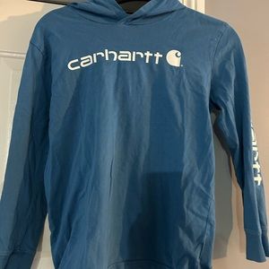 Boys carhartt hooded long sleeve